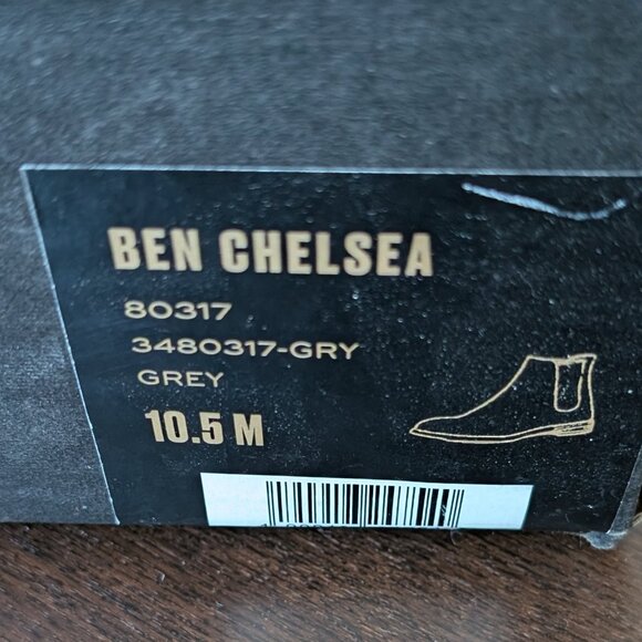 Frye Ben Chelsea Boots 10.5M Grey Leather Classic Pull-On - Picture 8 of 8